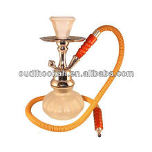 2015 Neues Design Glas Huka Shisha Golden Metall Huka